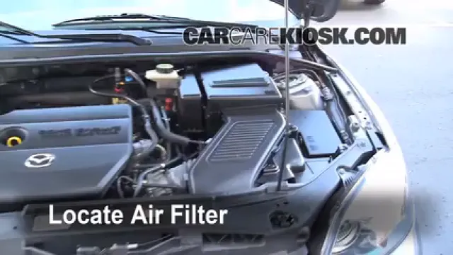 2008 Mazda 3 S 2.3L 4 Cyl. Hatchback Filtro de aire (motor) Cambio